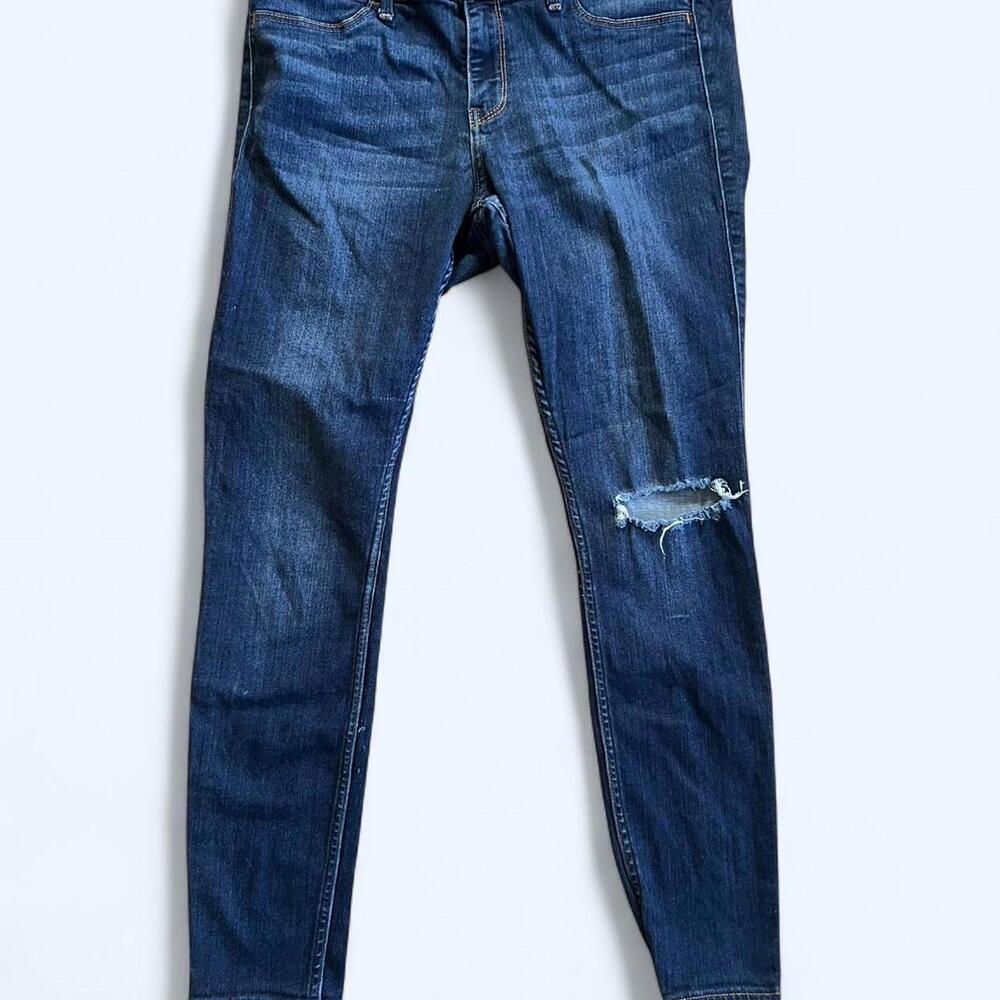 Vintage Hollister Co. stretchy distressed skinny jeans Size 11 regular - Picture 2 of 7
